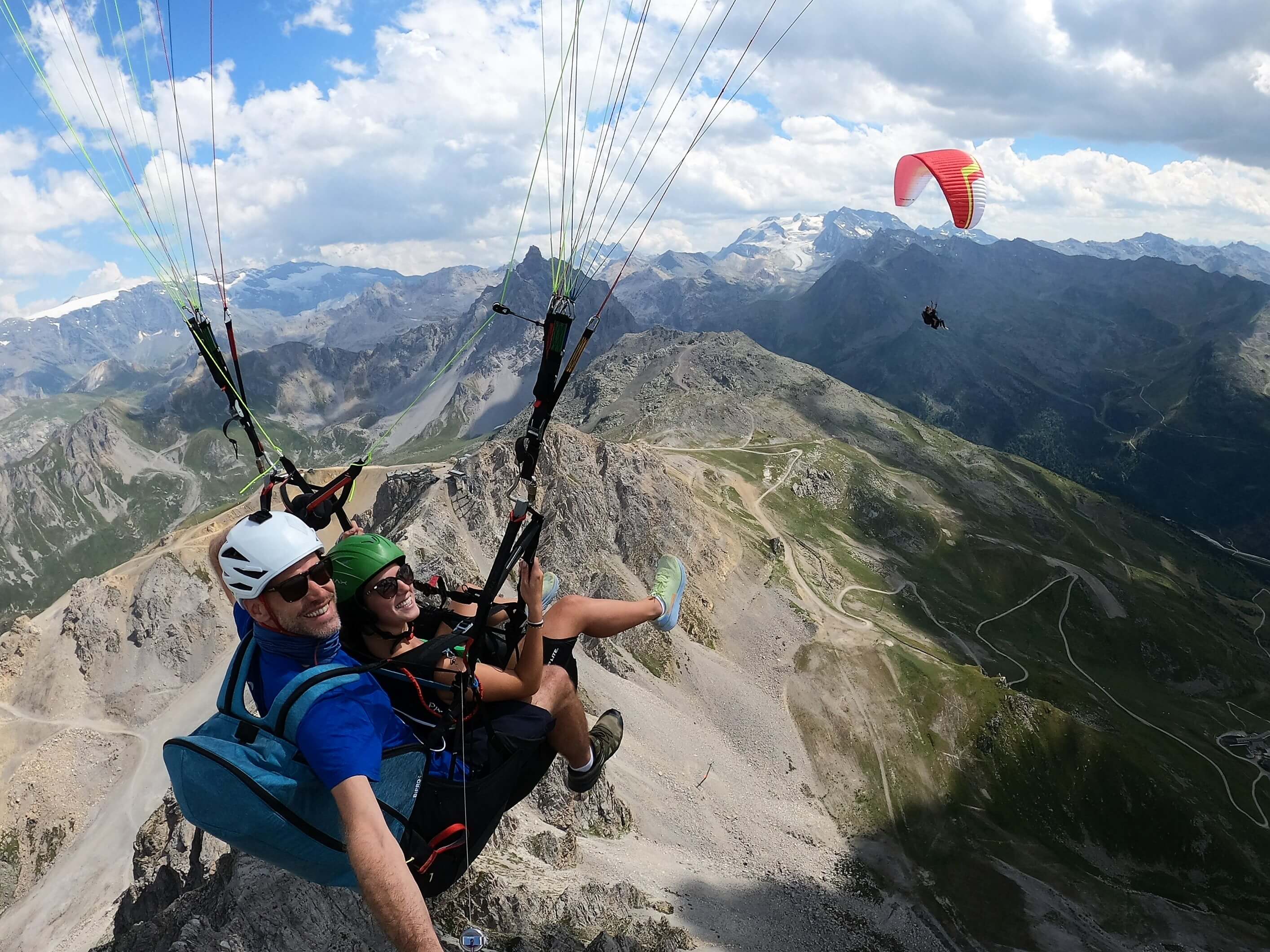 Parapente en été Courchevel et Bozel